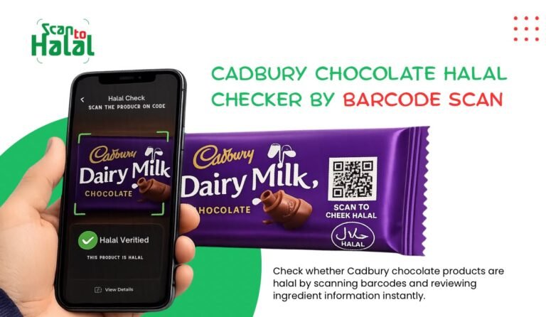 Cadbury Chocolate Halal Checker by Barcode Scan
