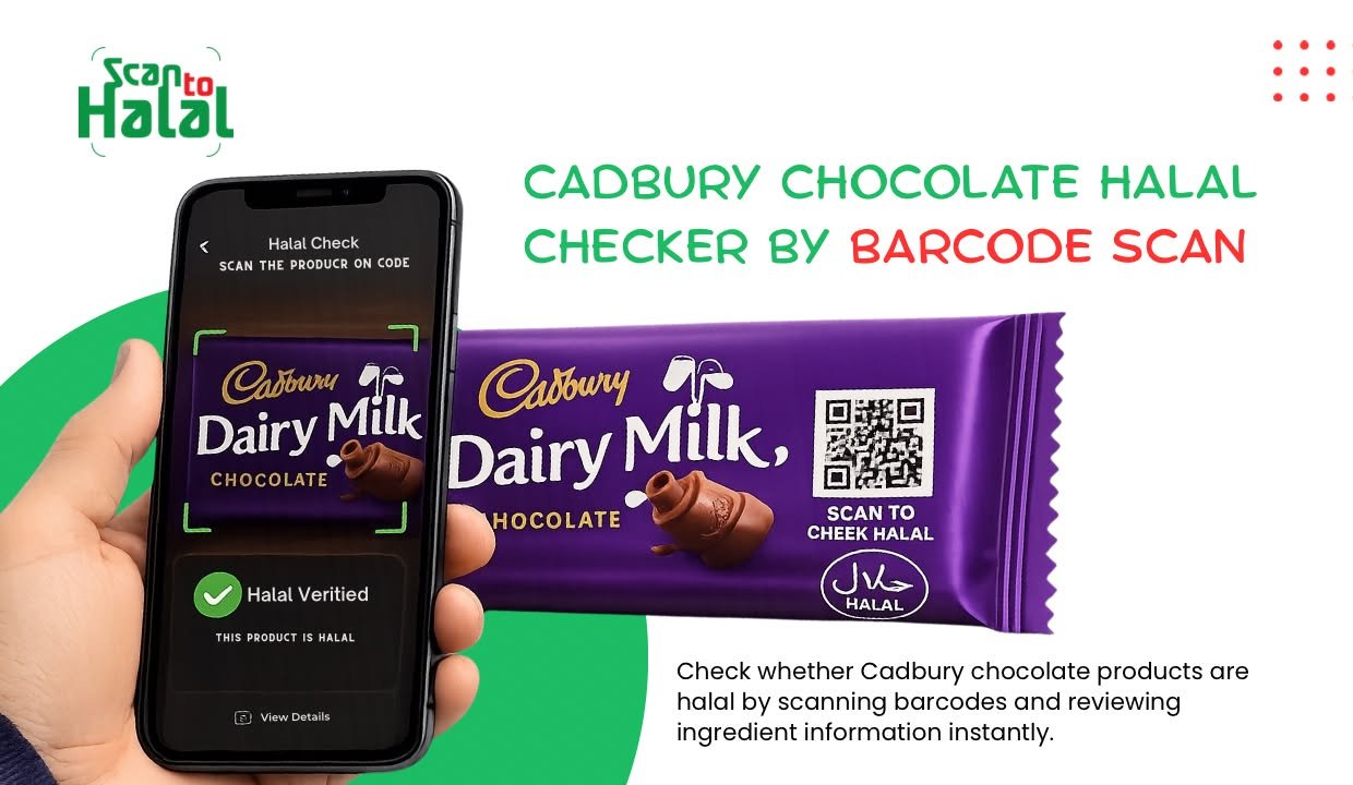 Cadbury Chocolate Halal Checker by Barcode Scan